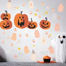 1 set Stiker Dinding Hantu Halloween, Kertas Perekat, Cocok untuk Dekorasi Rumah, Dekorasi Kamar, Dekorasi Dinding, Bahan PVC Tahan Air, Dapat Dilepas - Perekat diri - View 6
