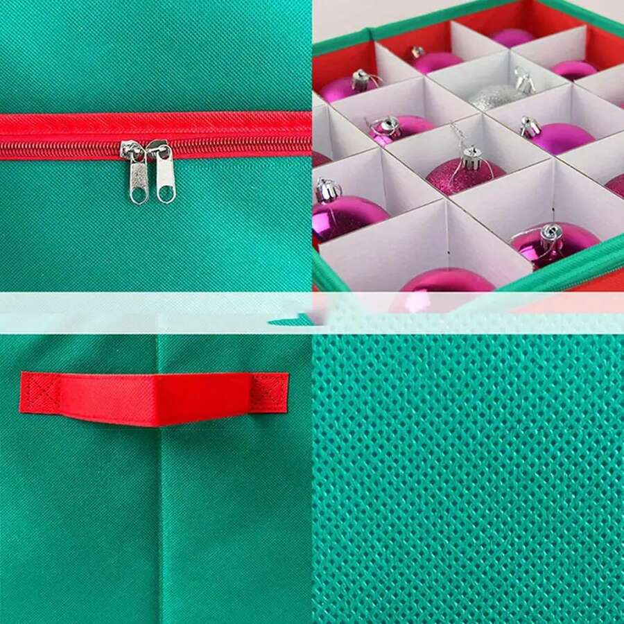 64Grid Baubles Storage Box Christmas Balls Storage Xmas Tree Decorations Organizer Bauble Storage Divider Toys Storage Box - 1 - View 1