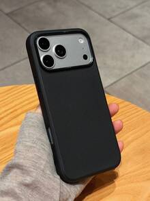 1 Buah Casing Ponsel Bumper Anti Guncangan Ramah Kulit dengan Tekstur Tenun Teknologi Imitasi, Potongan Lensa Penuh, Pelindung Lembut Anti Selip untuk iPhone 17 Pro Max/16 Pro/15/14/13/12/11, Casing Ponsel Matte Warna Solid Beragam, Tahan Jatuh dan Debu, Casing Ponsel Tipis - Jeruk - View 8
