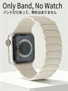 Magnetic Soft Silicone Fashion New Dual-Color Watch Band Compatible With Apple Watch Series S11 S10 S9 S8 S7 S6 S5 S4 SE Ultra, Men's And Women's Sports Yoga Anti-Slip Anti-Sweat Silicone Band, Compatible With Apple Watch 49/46/45/44/42/41/40/38mm Apple Smart Watch Accessories Wristband, Men's And Women's Accessories Autumn Outdoor Sports Beach Jewelry, Vacation Gift Halloween - Black - View 18