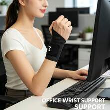1pc Adjustable Compression Mesh Wrist Support Brace For Gym Weightlifting, Basketball, Tennis, Cycling - Multicolor - View 12