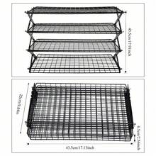 Luminpool 4 Tier Collapsible Cooling Rack, Outdoor Camping Picnic Shelf, Wire Cooling Rack For Baking, Cookies, Cake, Roasting, Grilling - View 3