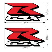FCV 2 Packs Motorcycle Fairing Sticker Decal, Reflective Vinyl Decal Compatible With Suzuki GSXR750 1000 600 VTR750 GSXR 600 750 1000 With Strong Stickiness - Multiple Sizes Available - For GSX-r - View 7