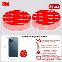 3M Double-Sided Adhesive VHB Tape - Film - Strong - Fixed - Waterproof - High Viscosity - Transparent Adhesive - Transparent - View 14