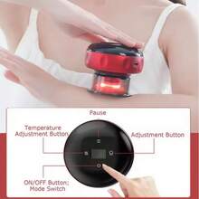 LUYAO Body Massage Smart Heating Suction Cup Device Back Neck Arm Massger - View 7