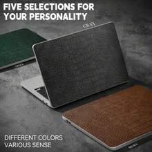 jinhanqi Premium Crocodile Pattern PU Leather Laptop Skin | Non-Printed Embossed Texture, Scratch-Resistant, Waterproof, Residue-Free, Fits 10, 12, 13, 14, 15, 16 Inch Laptops, Suitable For HP And Gaming Laptops, Business Decorative Sticker - View 7