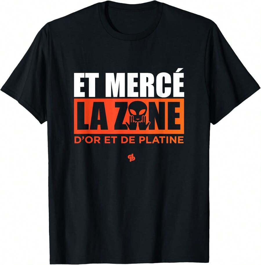 Men T-Shirts - 黑色 - 查看 1