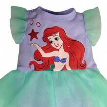 Disney Princess Tutu Printed Baby Bodysuit - Lilac Purple - View 3