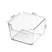 Transparent Stackable Stationery Storage Box, Large Capacity Desktop Organizer, Multi-Functional Storage Box, Suitable For Storing Cosmetics, Stationery, Sticky Notes, Documents And Other Miscellaneous Items. Suitable For Home, School, Office. - Transparent - View 4