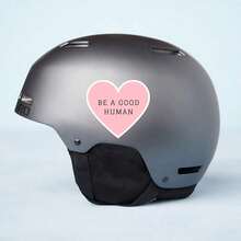 Pink Heart Shape Positive Text Decal, Inspirational Slogan Decor Sticker, Universal Multipurpose Ornament For Car Laptop Water Bottle Notebook Smooth Surface Decor Accessories - Car Stickers - View 3