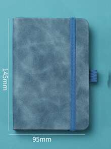 A6 Minimalist Notebook With Closure Strap, Fashionable Business Office Memo Pad And Diary, Compact Size Suitable For Students' Daily Notes, Lightweight And Portable, Applicable For Learning, Work Planning And Daily Recording - Multicolor - View 14