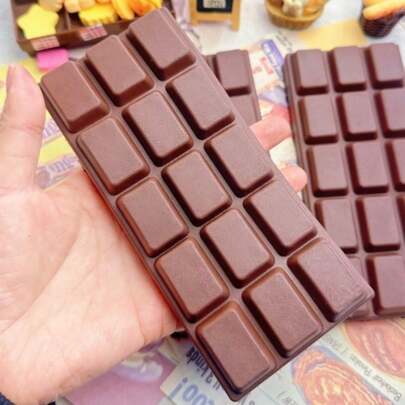 Realistic Chocolate Squeeze Toy, Stress Relief Toy, Interesting Pressure Release Ventilated Toy, Office Stress Relief Small Gift Decorative Soft Toy