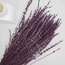 100/200pcs Artificial Purple Lavender Stems, For Home Decor, Floral Arrangement, Banquet Wedding Party Decoration, Holiday Gift, Photography Prop, Handmade DIY - Purple - View 6