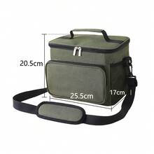 NEWHEY 1 X Shoulder Bag Lunch Bag Insulated Drinks Bag With Adjustable Shoulder Strap Waterproof Large Capacity Black,Food Bags - Multicolor - View 4