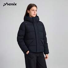 Phenix 2025FW Winter 90% Goose Down Padded Coat For Women, 700FP Water-Repellent Coat - Black - View 2