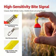 Oval-Shaped Large Belly Weighted EPS Float, Suitable For Long-Distance Casting And Lead Sinkers Fishing, Unique Design Foam Float - Multicolor - View 4