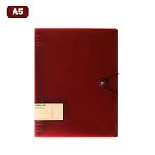 1pc A5 8-Hole Jelly Color Translucent PP Loose-Leaf Binder With Snap Button, Minimalist Notebook Cover & Planner Organizer For School Office Stationery - Ring Binder - View 13