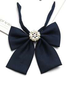 1pc Square Collar Bow Tie Suitable For Shirts, College Style, Daily, Party, Gift, Streetwear - Multicolor - View 27