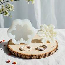 聖誕雪花香氛蠟燭矽膠模具 DIY 手作肥皂樹脂石膏家居裝飾 大雪花模具 適合聖誕裝飾 - 雪花 - 查看 4