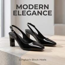 Elegant Fashion Business Women's High Heels - Black - View 6