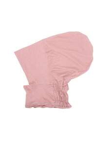 1PC Women's Fashion Solid Color Elastic Beanie Hat, Comfortable Breathable Muslim Hijab, Neck-Covering Casual Elegant Headscarf, Suitable For Daily Wear And Prayer - Solid Color Bottoming Hat - View 10