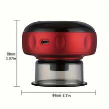 LUYAO Body Massage Smart Heating Suction Cup Device Back Neck Arm Massger - View 9
