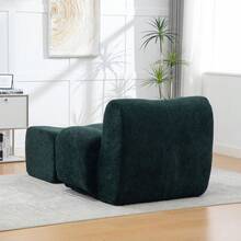 Chaise Lounges - 綠色 + 雪尼爾 + 1 個座位 - 查看 2