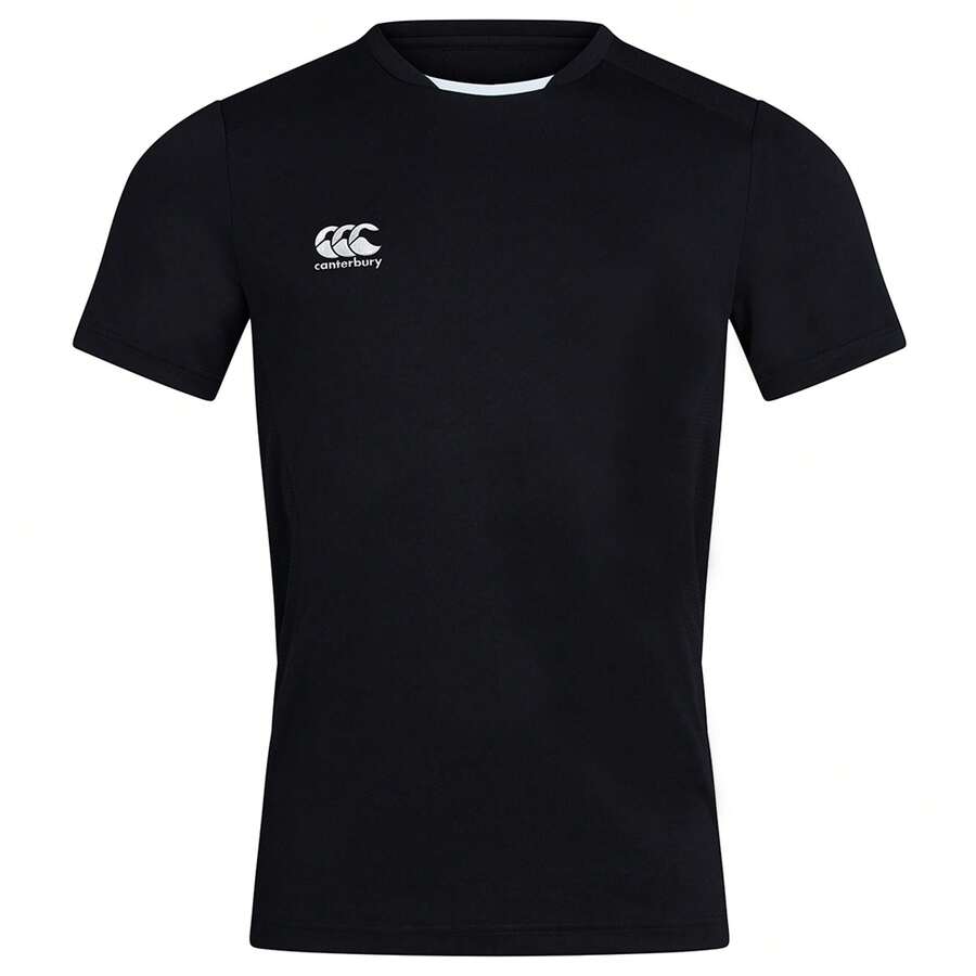 Canterbury Unisex Adult Club Dry T-Shirt - Black - View 1
