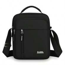 1pc Vertical Business Men's Crossbody Bag, Summer Casual Travel Shoulder Bag, Daily City Commute Small Square Bag, Phone Bag, Anti-Theft, EDC Sling - Crossbody Bag - View 13
