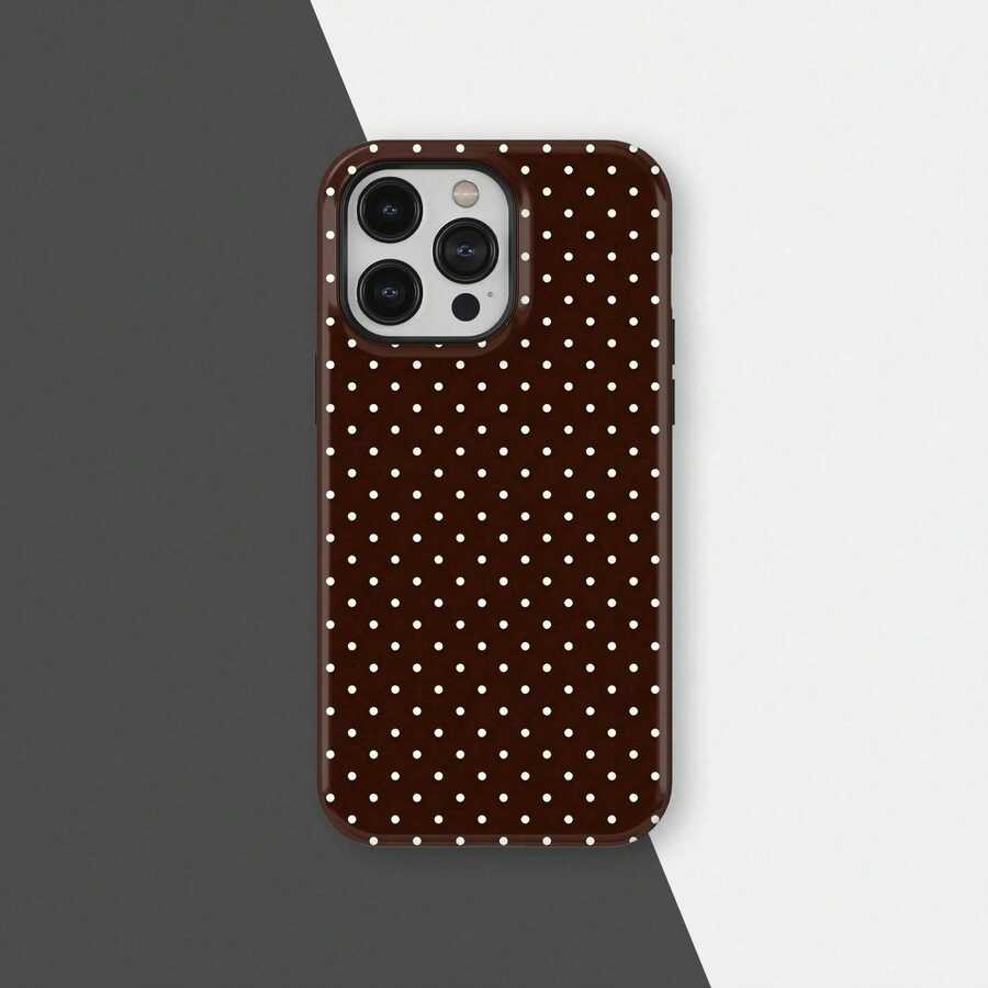 Cherry Red Polka Dot Phone Case, Compatible With IPhone17/IPhone16/15/14/IPhone13/12/11 Pro Max - 白色9 - 查看 1