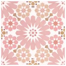 WoStick 1/10pcs 11.8*11.8 Inch Thickened Self-Adhesive PVC Floor Tiles, Ceramic Look, Waterproof, Anti-Slip, Wear-Resistant, Suitable For Kitchen, Bathroom, Living Room And Dressing Room - Pink Star Geometric - View 14