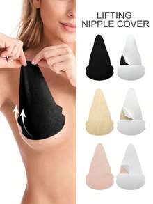 2/10/20pcs Non-Woven Disposable Nipple Covers, Invisible Breast Enhancer Pads, Skin-Friendly Comfortable, Prevent Nipple Show-Through - Multicolor - View 1