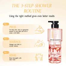 Berry Bliss Perfumed Body Wash, Fruity Berry Fragrance, Whitening Moisturizing Brightening Skin, 458ml, Ready To Ship - 458ml/15.49fl.oz - View 11