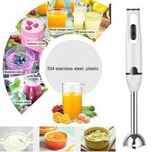 400W Hand Blender Electric Stick Blender Curry Puree Food Mixer Liquidiser - White - View 4