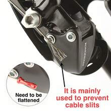 Bicycle Cable End Caps Brake Cable Derailleur Shift Cable Connector Caps Steering Cable Connector Caps, Mountain Bike Accessories Brake Cable End Caps Bicycle Brake Converter Aluminum Alloy Inner Cable Clamp Bicycle Parts Derailleur Converter Cable End Caps - A - View 5