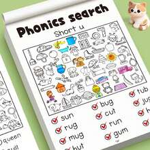1pc Find And Discover Coloring Book, Hidden Object Puzzle Coloring Activity, Focus Training For Toddlers And Children, Kindergarten Preschool Stationery Gift - Multicolor - View 3