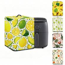 1 Household Kitchen Appliance, Air Fryer Dust Cover, Machine Washable, Water-Washable Air Fryer With Pocket, Universal Kitchen Appliance Protective Cover - Multicolor - View 1