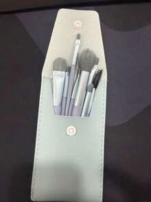 8pcs Makeup Brush Set With Portable Storage Box, Professional Blush, Highlighter, Eyeshadow, Foundation, Concealer, Eyebrow Brushes, Suitable For Beginners, Random Color. Back To School Season (Image Information For Reference Only, Please Refer) - Multicolor - View 12