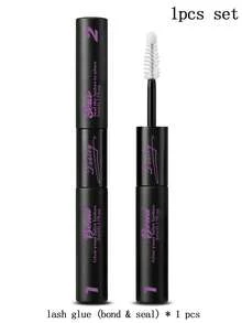 Desliy 2-In-1 Eyelash Glue & Sealer (Bonding & Sealing) Waterproof Strong Fast-Drying Long-Lasting Invisible, Suitable For DIY Eyelash Extensions/Beginner Eyelash Glue Eyelash Adhesive - Black - View 10