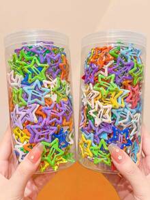 100/60/36/24/12pcs Cute Y2K Five-Pointed Star BB Clips, Durable Non-Slip Hair Accessories - Suitable For Girls And Women, Perfect For Daily Wear And Parties - Multicolor - View 15