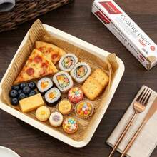 1 Roll Old Parchment Paper, Non-Stick And Heat-Resistant, Suitable For Baking Bread - Multicolor - View 8