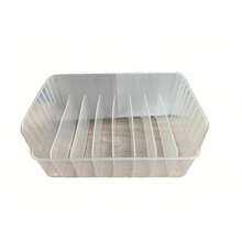 1pc Transparent Plastic Condiment Storage Box, Adjustable Dividers, Multi-Functional Kitchen Organizer, Suitable For Spices, Snacks And Small Items, Can Be Placed On Countertop, Detachable Condiment Tray, Large Capacity, Suitable For Refrigerator - Multicolor - View 7