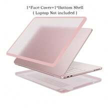 MacBook Neo 13 2026 新色半透明 PC 筆電保護殼，防指紋硬殼，附 1 張 DIY 貼紙，適用 MacBook Neo A18 Pro 型號 A3404，柑橘黃 TPU 保護套 - 查看 10