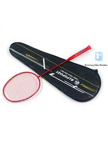 BBQ 1 st badmintonracket i full kolfiber med gratis väska, 8U G5, upp till 30 lbs, professionell racket för träning och tävling, försträngd, ultralätt känsla, för män och kvinnor - Multifärgad - Visa 12