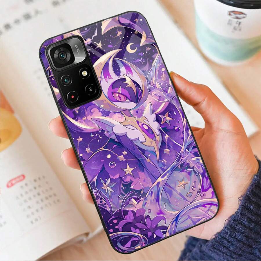 [24hShippingfromDE/FR/ES]Apple171615PokemonLunala01POCOF3F4F5M3M4M5M64GX3X4GTNFCX5GiftIdeaSoftSiliconePrintedPhoneCase,ShockproofProtectivePhoneCover,AestheticPresentForBirthdayHolidayFestival,SlimAnti-DropShellGiftForWomenMenCompatibleForiPhone - B - 查看 1