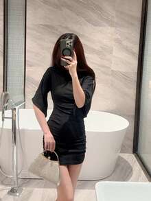 時尚正式禮服晚宴手拿包 - 金色 - 查看 11