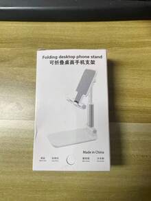 1/2件可折疊桌面手機與平板支架，可調高度與角度便攜式手機架，多功能直播線上課程辦公室宿舍支架，聖誕感恩節新年禮物 - 彩色 - 查看 12