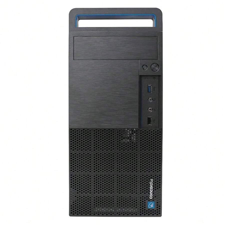 Computador Concórdia Core i5-10400 8GB DDR4 SSD 240GB Desktop para Trabalho e Escritório FreeDos Preto - Plugue Brasil (127V/220V) - Visão 1