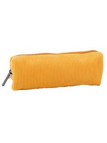 1 Pc Vertical Stripe Solid Color Pencil Case, Portable Stationery Bag, School Supplies For Big Friends And Primary School Student, First Day Of School - Multicolor - View 22