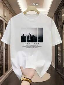 Men T-Shirts - White - View 1